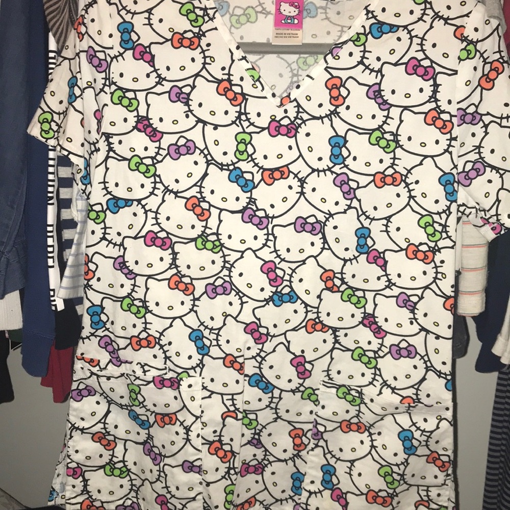 Hello kitty scrub top